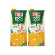 汇源100%果汁两联包1L*2盒橙汁桃汁苹果汁葡萄汁果饮料整箱旗舰店