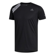 adidas阿迪达斯官方男装夏季速干跑步运动短袖T恤ED9294 黑色/白 A/L(180/100A)