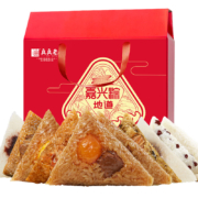 京东百亿补贴：真真老老 粽子礼盒情意礼粽1400g 混和口味