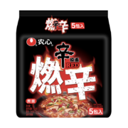 京东百亿补贴: 农心 辛拉面系列 燃辛120g*5