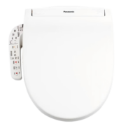 Panasonic松下智能马桶盖多功能家用电动加热便圈多重清洗抗菌材质坐便盖板 储热款 EH30CWS