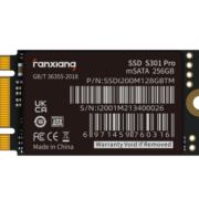 梵想（FANXIANG）256GB SSD固态硬盘 mSATA接口长江晶圆TLC颗粒 S301PRO