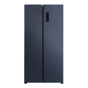TCL618升超薄零嵌系列双开对开门冰箱 超薄嵌入式大容量家用 一级变频底部散热 一体式养鲜速冻低音 R618T9-SQ烟墨蓝 冰箱
