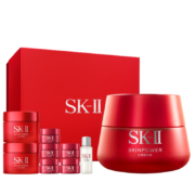 PLUS会员：SK-II 大红瓶面霜100g（赠 精华霜 15g*2+精华霜 2.5g*3+信封卡片+礼盒+礼袋）