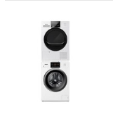 京东PLUS：Panasonic 松下 NH-EH10W+XQG100-N10P 热泵式洗烘套装 白色
