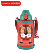 再降价：虎牌Tiger儿童保温杯小狮子 MBR-C06G-RN 600ml