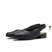 Clarks 其乐 Juliet Pull 女士真皮英伦复古方跟包头凉鞋