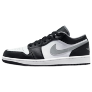 耐克（NIKE）【潮】男鞋 Air Jordan 1低帮aj1新款耐磨运动鞋篮球鞋 休闲板鞋 553558-040（黑白灰） 41