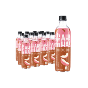 可口可乐（Coca-Cola）小宇宙AH!一HA! 0糖0卡0脂 白桃乌龙茶味480ml*12瓶 年货整箱装