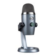 罗技（Logitech） Blue Yeti Nano小雪怪USB数字电容麦克风电脑直播手机K歌录音 魅影灰