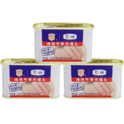 梅林（MALING） 美味午餐肉罐头 梅系列 方便速食 螺蛳粉火锅搭档 198g*3罐