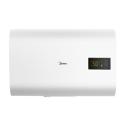 美的（Midea）储水式电热水器 扁桶超薄机身2200W速热 省空间 50升节能双胆速热 智能家电F50-22BT1