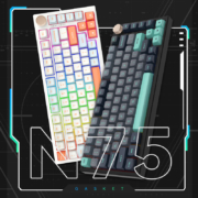 VGN N75 专业版 有线机械键盘 82键 动力紫轴