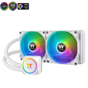 Tt（Thermaltake）TH240 ARGB 白雪版 一体式CPU水冷散热器 (1680万色/主板同步/全铜水冷头/独立控制盒）