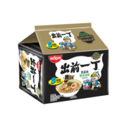 日清出前一丁方便面黑蒜油猪骨汤味100g*5袋袋装泡面速食港版