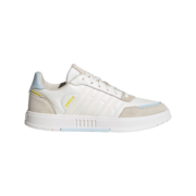 adidas阿迪达斯官方neo COURTMASTER男子休闲运动板鞋小白鞋 米白色/浅棕色/蓝色 42(260mm)