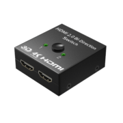 凯宠 HDMI切换器2.0双向转换器 4K 60HZ高清2进1出 1进2出分配器电脑电视机 黑色 HDMI切换器2.0双向转换器