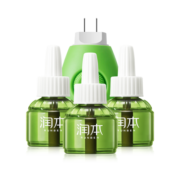 润本（RUNBEN）防蚊液电蚊香液90晚大容量45ml×3+1器蚊香液驱蚊液蚊香婴儿无香型