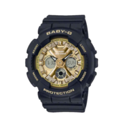卡西欧（CASIO）手表 BABY-G 经典系列 防震防水LED照明 运动女士手表 生日礼物 BA-130-1A3
