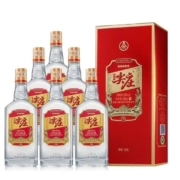 京东百亿补贴: 五粮液 绵柔尖庄 浓香型白酒 50度 尖庄红优方瓶 500ml*6瓶装