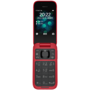 诺基亚 NOKIA 2660 Flip 4G 移动联通电信三网4G 红色 双卡双待  翻盖手机 备用手机 老人老年手机 学生手机