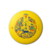 大益TAETEA茶叶普洱茶熟茶小龙柱饼茶357g/饼批次随机中华老字号