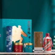京东百亿补贴：茅台 飞天 惠群贵礼 酱香型白酒53度200ml  茶席礼盒(酒+茶叶+茶席)
