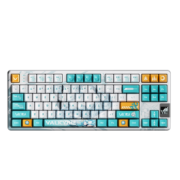瓦尔基里(VALKYRIE）VK87-Mist 客制化机械键盘 三模2.4G/有线/蓝牙 热插拔 gasket结构 五面热升华 迷雾轴