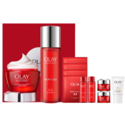 玉兰油（OLAY）大红瓶4件护肤品套装礼盒（面霜+爽肤水精华水）生日礼物送女友