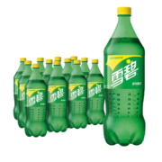 可口可乐（Coca-Cola）雪碧 Sprite 柠檬味 汽水 碳酸饮料 1.25L*12瓶 整箱装