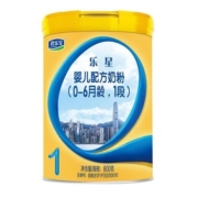 PLUS会员: 君乐宝 乐星 1段婴儿配方奶粉 (0-6个月龄)800g*2件