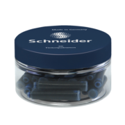 施耐德（Schneider） 墨胆 钢笔墨囊 上墨器 吸墨器 改错笔 钢笔墨胆多色可选 蓝色 100支瓶装 6803
