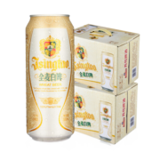 青岛啤酒全麦白啤500ml*12听*2箱