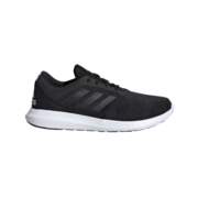 adidas阿迪达斯官方轻运动CORERACER女随心畅跑网面休闲跑步鞋 黑/白/FX3603 39(240mm)