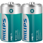 PHILIPS 飞利浦 R20P 1号碳性电池 1.5V 2粒装
