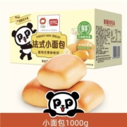 聚划算百亿补贴：盼盼 法式小面包整箱 1kg装
