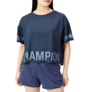 M码！Champion 冠军牌 女士防紫外线速干短袖T恤CW-VS308  含税直邮到手￥100.63/件