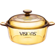 康宁（VISIONS）2.25L汤锅耐热玻璃锅炖锅煮锅 无涂层锅身可进蒸烤箱 VS-22