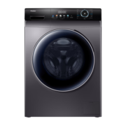 海尔（Haier）洗衣机 10KG直驱变频滚筒洗衣机全自动洗烘一体晶彩大屏智能投放 以旧换新 10公斤FPA直驱+香薰除菌+摇篮柔洗+健康双喷淋 星蕴银