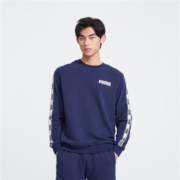 彪马（PUMA）  男士复古串标圆领卫衣 外套