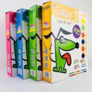 【XY精选】逻辑狗玩具早教子思维训练全套书3-4-5-6-7岁 逻辑狗3-4岁配6钮操作板5本书【盒装】