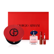 618预售：EMPORIO ARMANI 阿玛尼 红气垫褶裥皮气垫 #2象牙白 15g（赠 唇膏1.4g+底妆露5ml+美妆蛋）