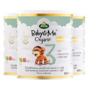 爱氏晨曦（arla）【品牌官方授权】丹麦阿拉Arla Baby&Me进口白金版有机奶粉3段 3罐（1-3岁）-效期至24年8月