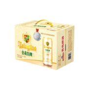 青岛啤酒 全麦白啤 500ml*12听*2箱 赠 奇果啤柠檬味 330ml*12听