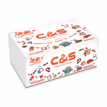 京喜特价APP：C&S 洁柔 卡通抽纸 100抽3层20包