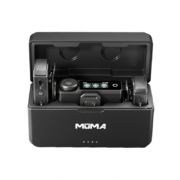 PLUS会员：新品发售：MOMA 猛犸 Lark Max 一拖二 无线领夹麦克风 带充电盒