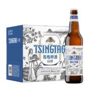 TSINGTAO 青岛啤酒 全麦白啤(2020版) 10度 500ml*12瓶*4件