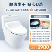 Panasonic松下智能马桶家用坐便器冲水感应即热恒温多功能抗菌除臭座便器 5228+A型马桶【305坑距】
