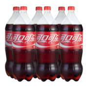 可口可乐 Coca-Cola 汽水 碳酸饮料 2L*6瓶 整箱装 可口可乐出品 新老包装随机发货
