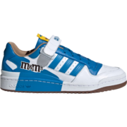 adidas阿迪达斯三叶草FORUM LO 84 M&M联名男女低帮休闲篮球板鞋 白/蓝 37(230mm)